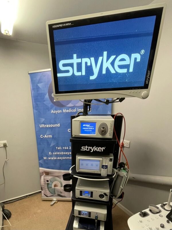 Stryker 1588 AIM Laparoscopy Tower Stack System – Advanced Surgical Imaging