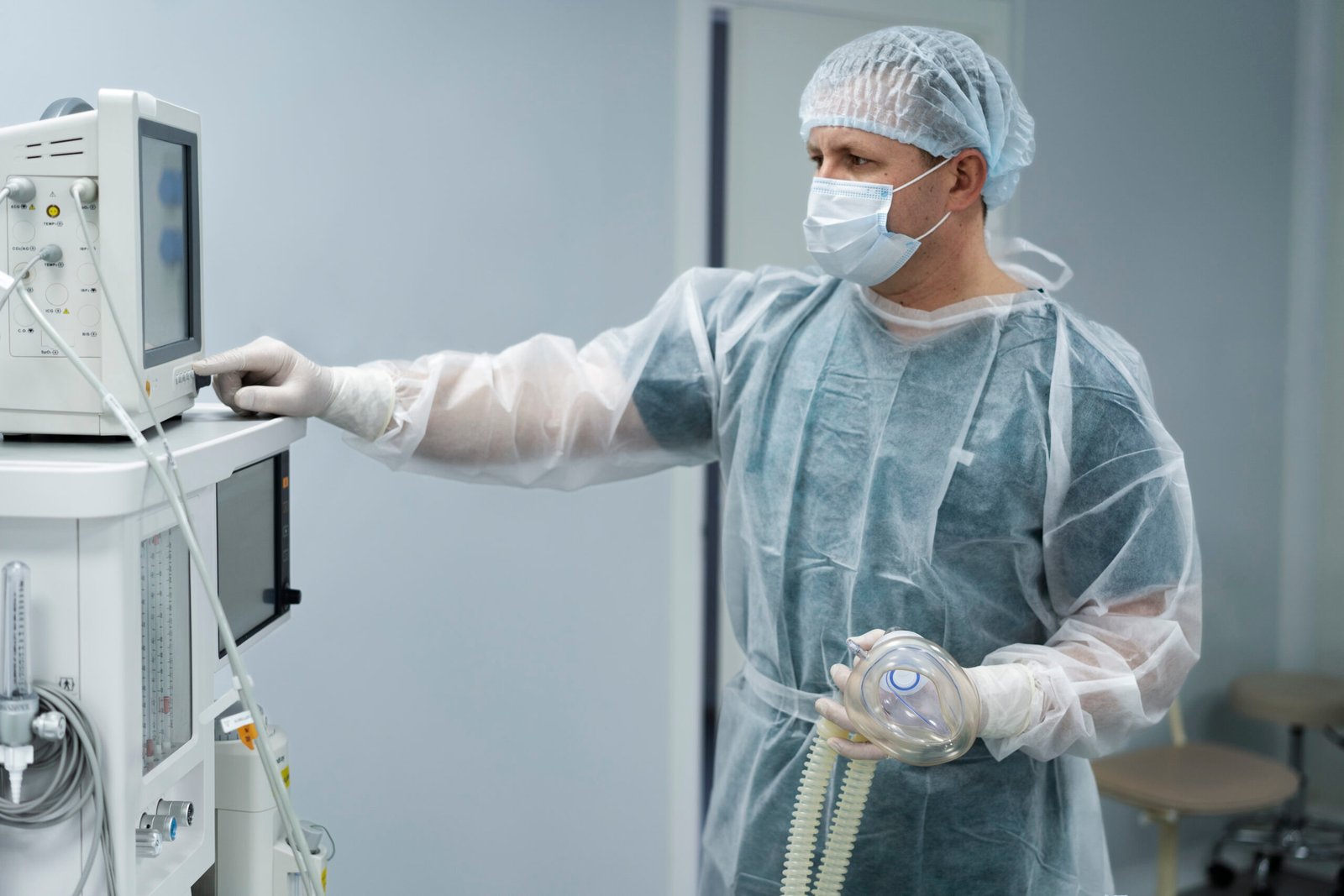 battery-operated surgical suction machine