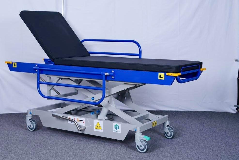 MRI stretcher trolley